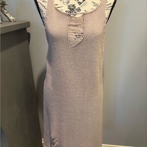 Aggel Knitwear Sleeveless Tank Dress